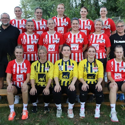 Mannschaftsfoto der Frauenmannschaft der HSG Euskirchen in der Saison 2024/25