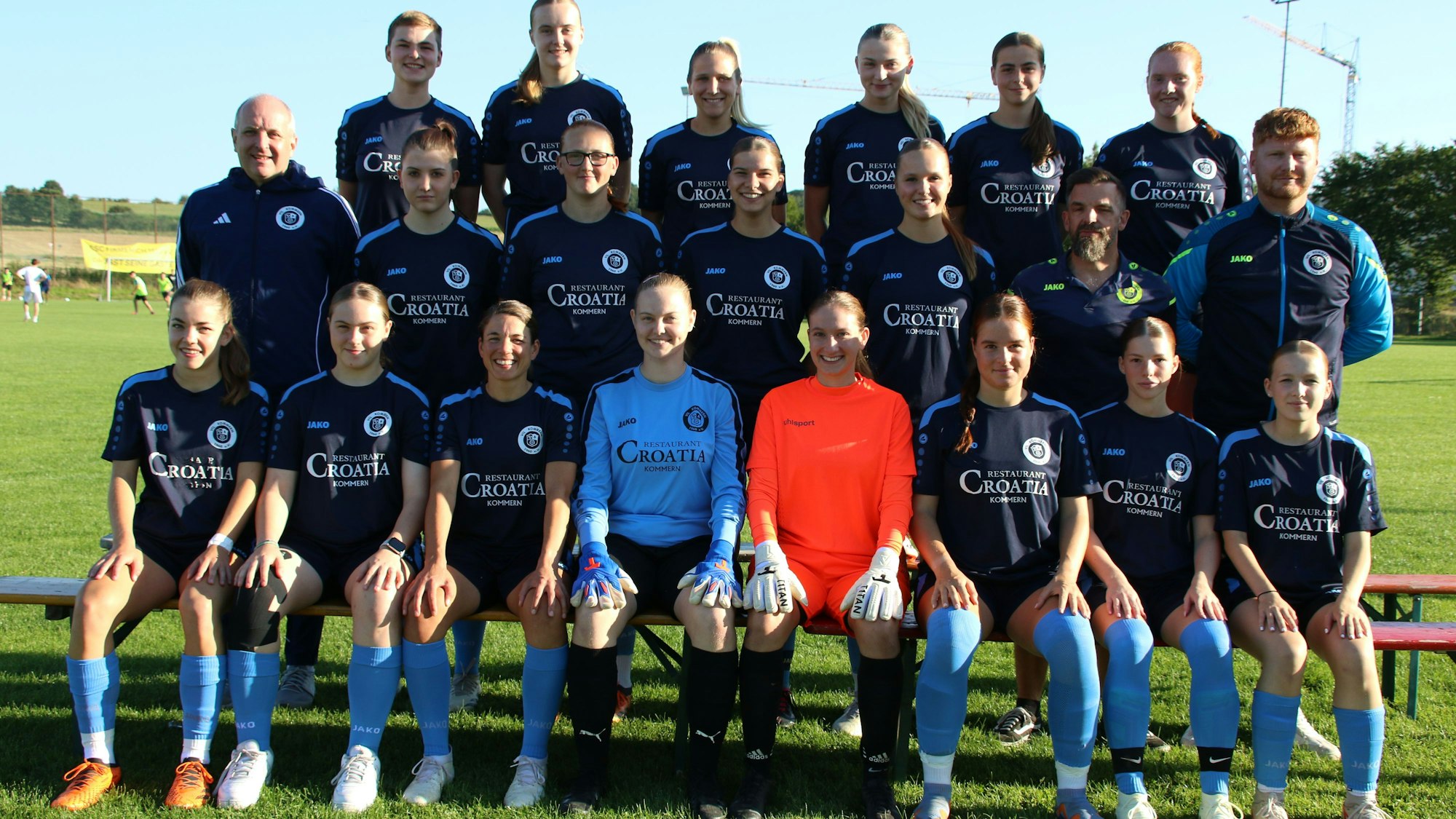 Mannschaftsfoto des VfL Kommern in der Saison 2024/25.