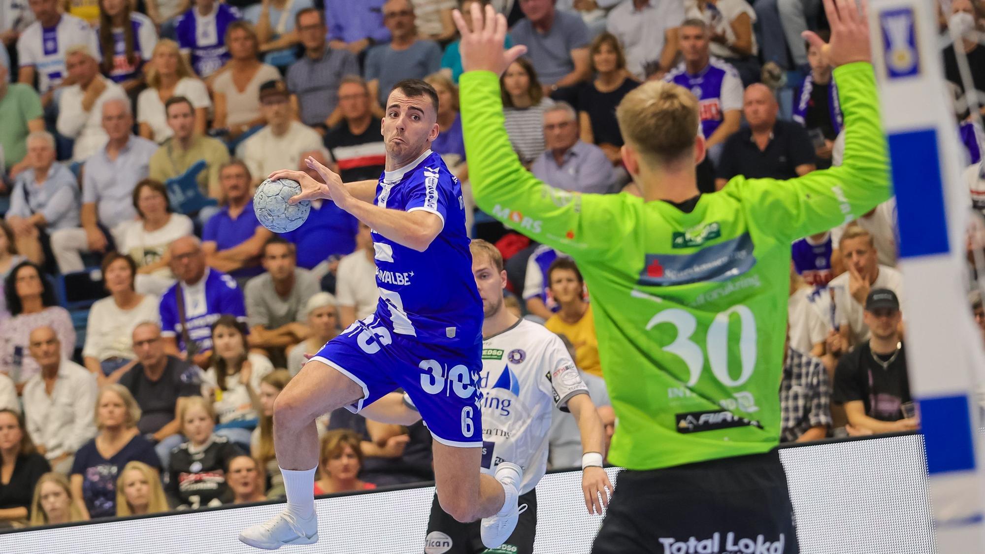 Milos Vujovic war mit insgesamt fünf Treffern, darunter ein Siebenmeter, maßgeblich am Sieg des VfL Gummersbach beteiligt.