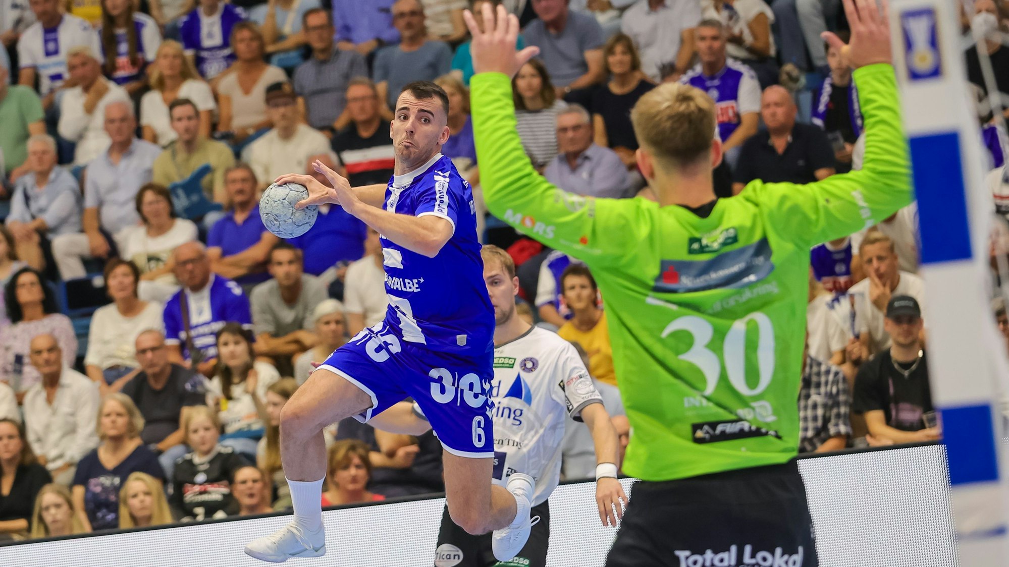 Milos Vujovic war mit insgesamt fünf Treffern, darunter ein Siebenmeter, maßgeblich am Sieg des VfL Gummersbach beteiligt.