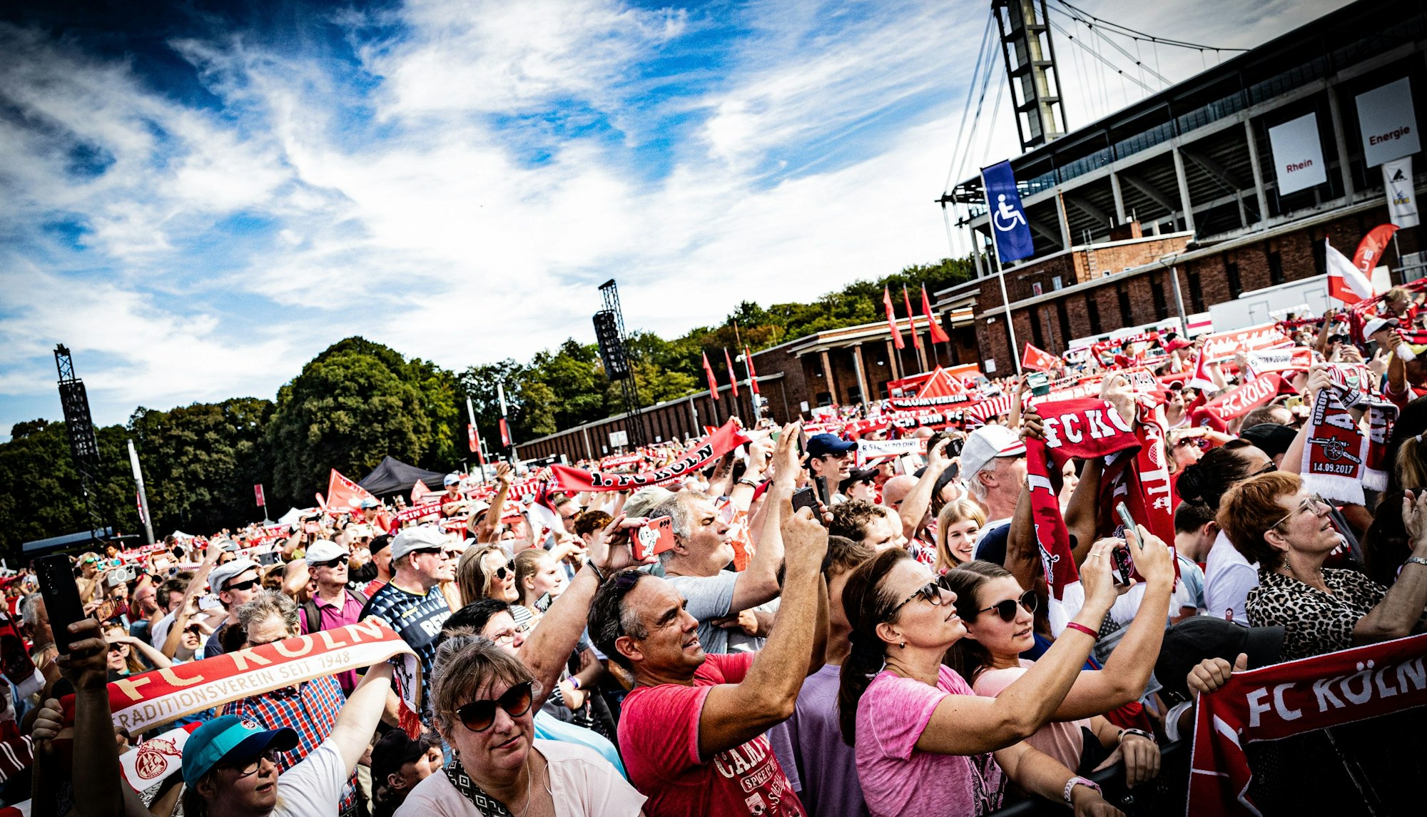 Spaß beim Familientag.