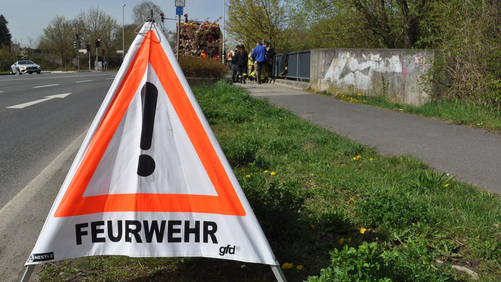 Feuerwehreinsatz in Meckenheim.