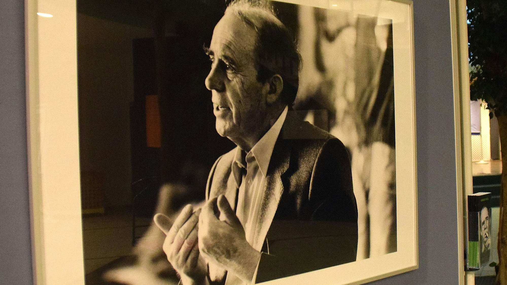 Ein Böll-Porträt war zuletzt bei einer Ausstellung am Alexander-von-Humboldt-Gymnasium zu sehen.