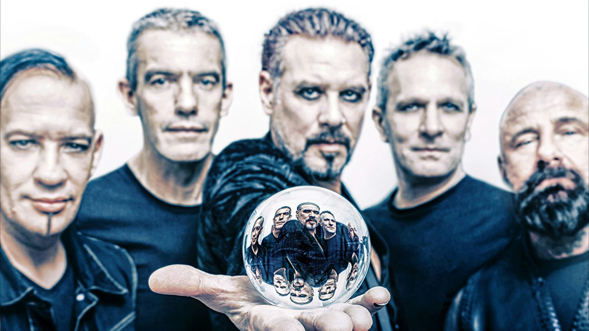 Fünf Männer der Band Remode.