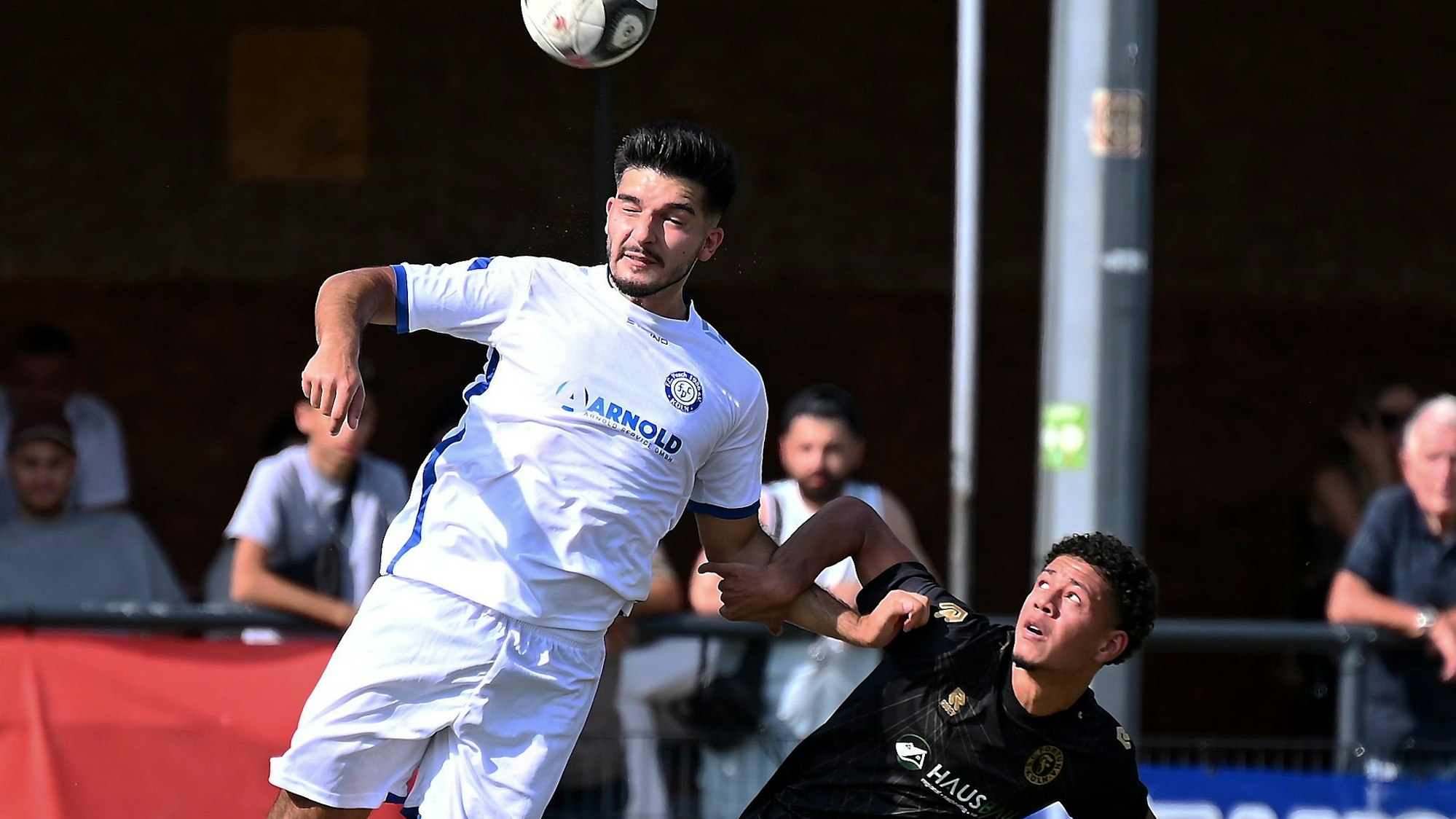 01.09.2024, Fussball-FC Pesch - S.C. Fortuna Köln II
links: Bünyamin Koyuncu (Pesch)
Foto: Uli Herhaus
