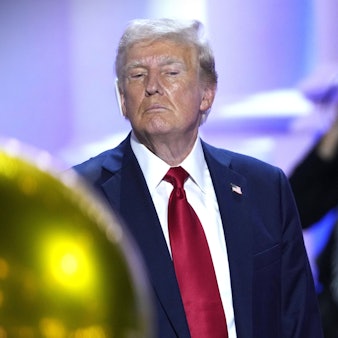 Donald und Melania Trump beim Parteitag der Republikaner im Juli in Milwaukee. Trump bekommt immer mehr Kritik aus der eigenen Partei zu hören.