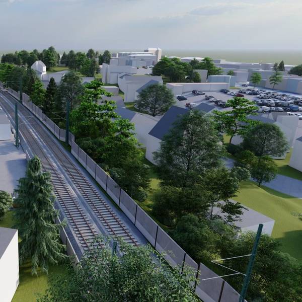 Zumindest in einer Grafik gibt es das zweite Bahngleis Bergisch Gladbach.