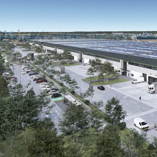 Auf dem Bild ist die Visualisierung des geplanten Neubaus zu sehen.