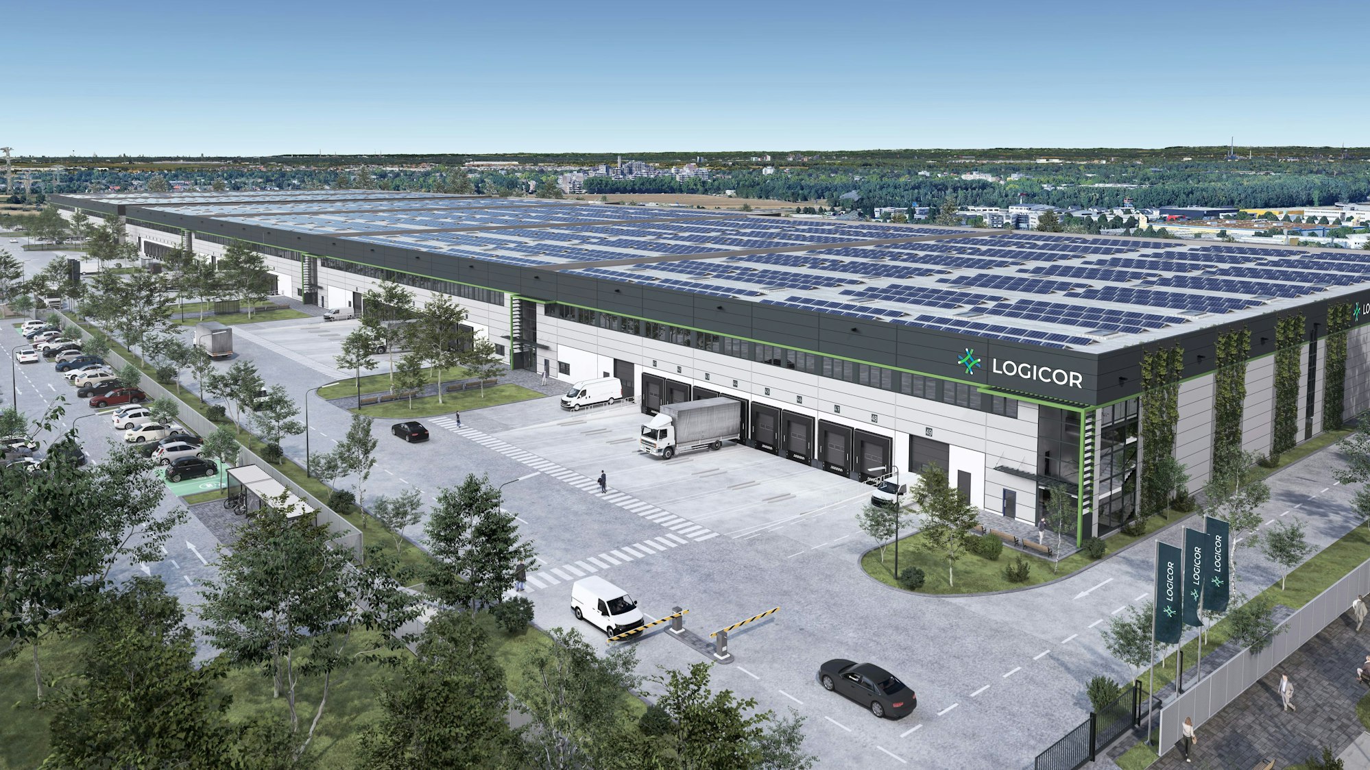 Auf dem Bild ist die Visualisierung des geplanten Neubaus zu sehen.