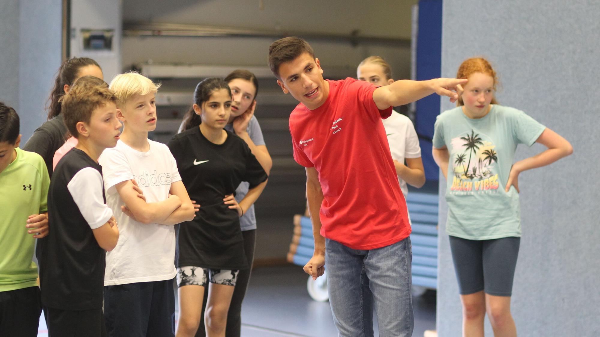 Eliah Rieck ist selbst bei der Tour entdeckt worden und ist nun als LAZ-Trainer im Einsatz.