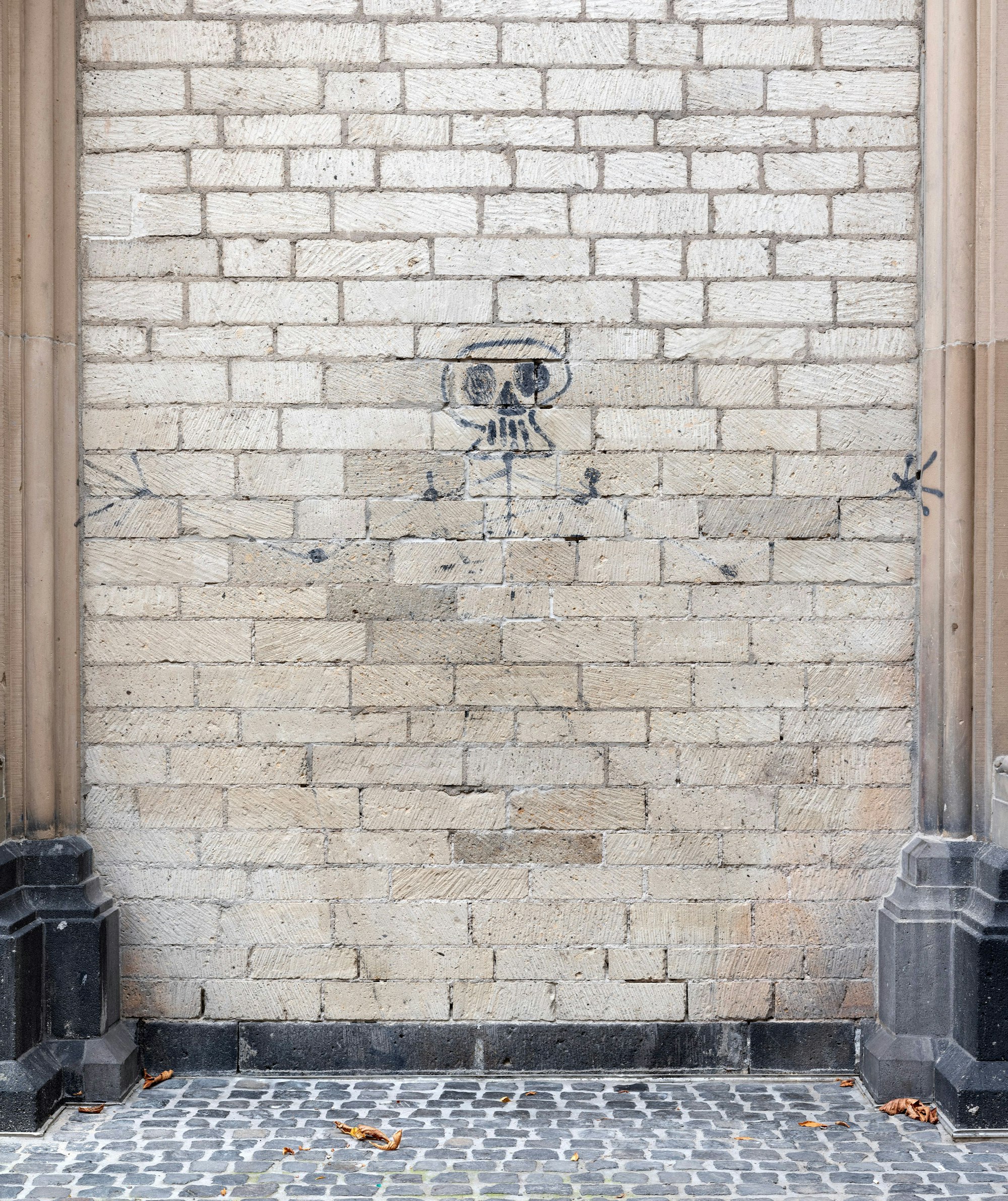 Zerstörtes Graffiti