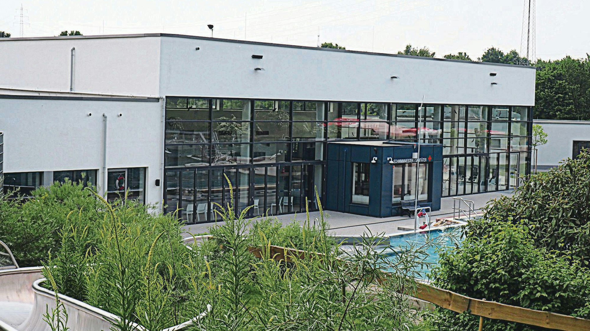 Auf dem Bild ist die Aquarena in Pulheim zu sehen