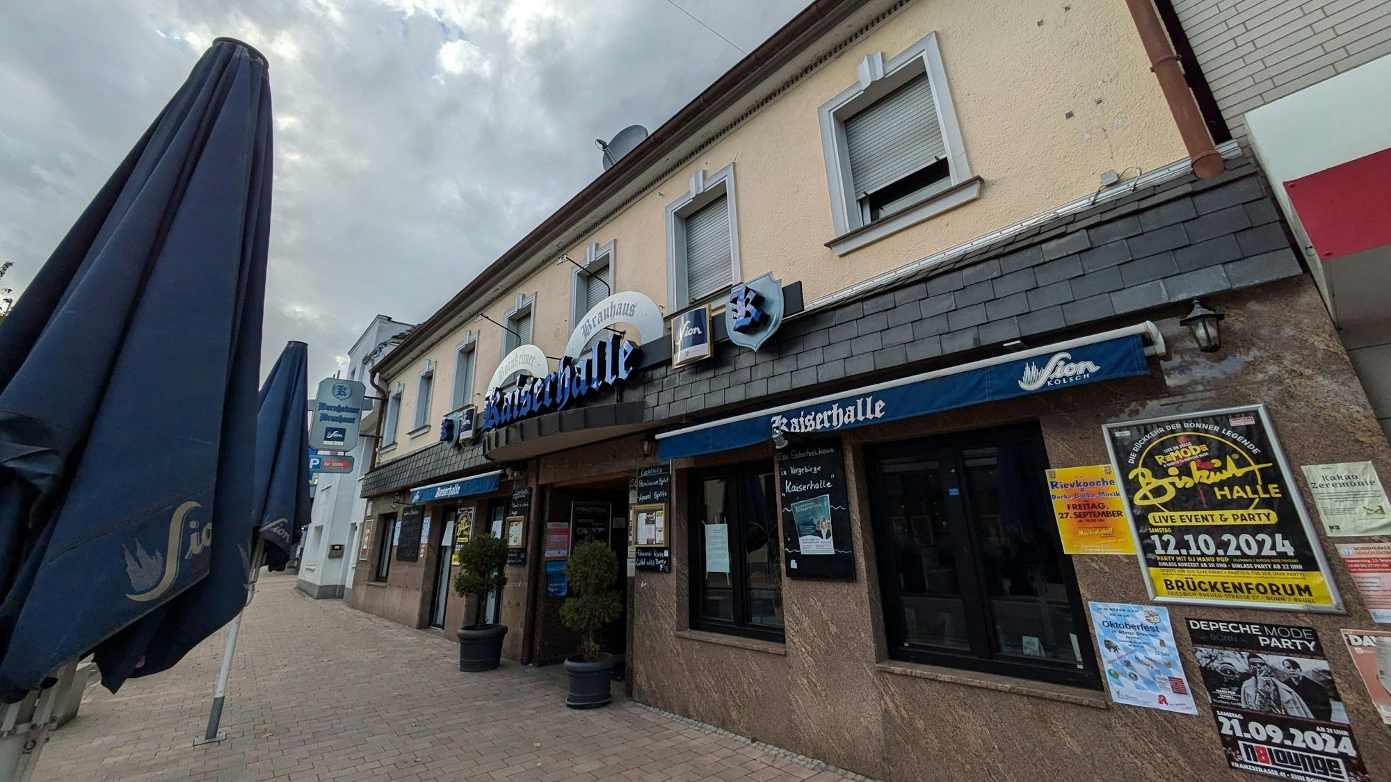 Seit Ende Juli ist das Brauhaus Kaiserhalle an der Königstraße geschlossen.