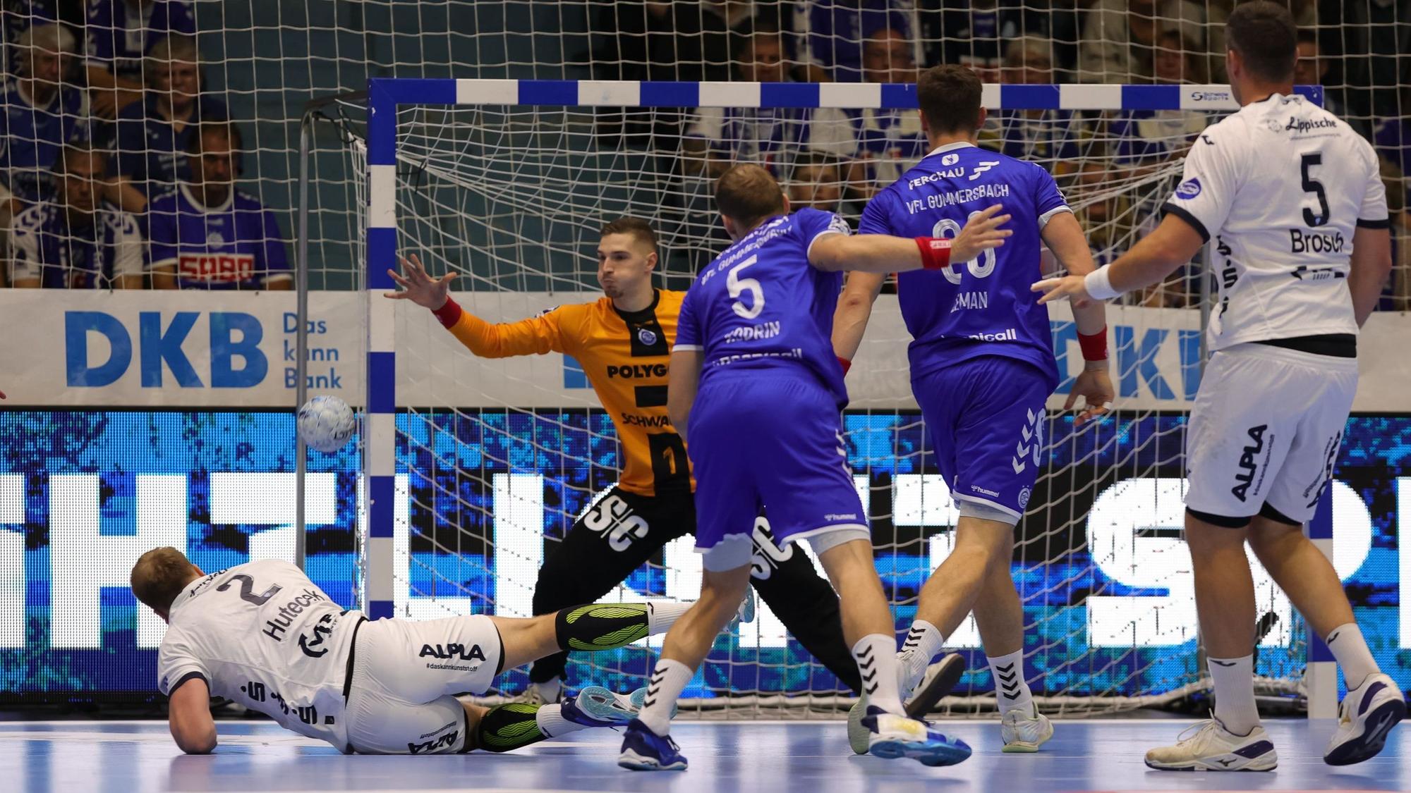 Zu sehen ist eine Szene aus dem Handball