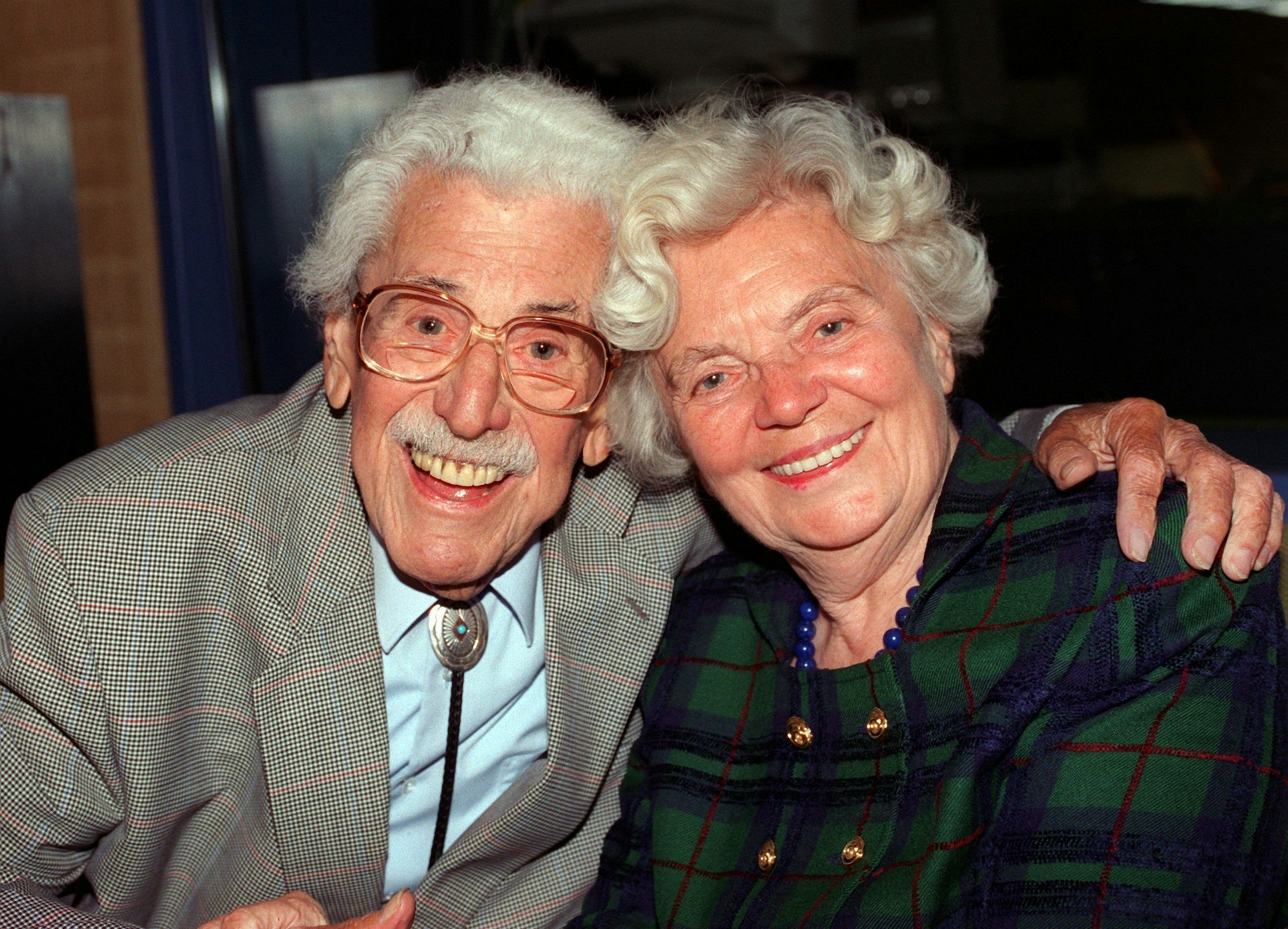 Archivbild vom 08.07.1996 zeigt die Schauspieler Willy Millowitsch und Heidi Kabel.