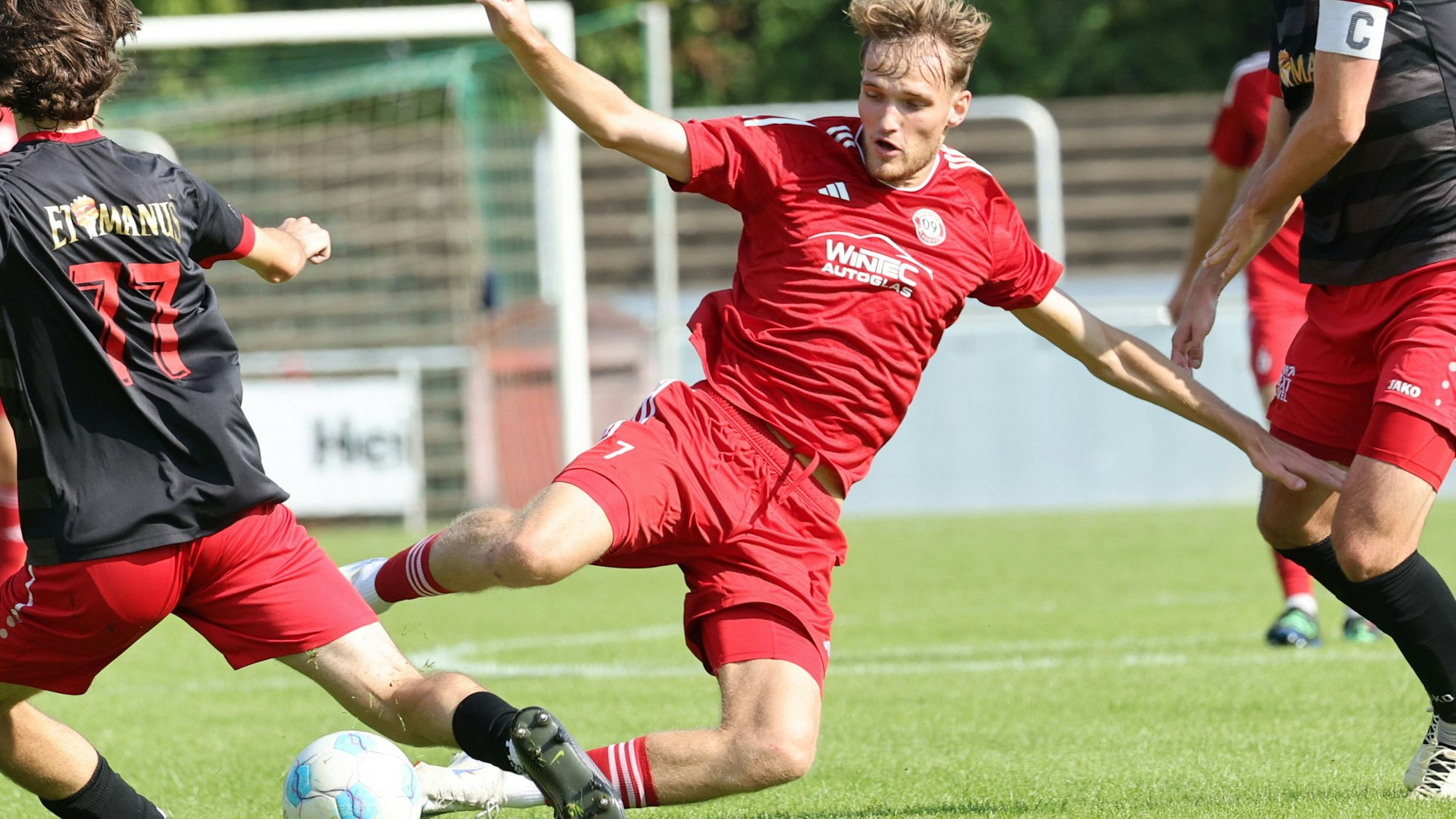 Finn Stromberg im Zweikampf