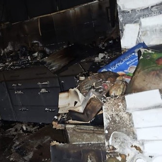 Die Wohnung der Tochter von Marcel Weiß ist komplett ausgebrannt, sie selbst konnte sich mit ihrem Baby retten.