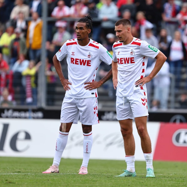 Es hätten auch noch mehr sein können: Damion Downs (l.) und Tim Lemperle haben ein Drittel der Kölner Saisontore erzielt.