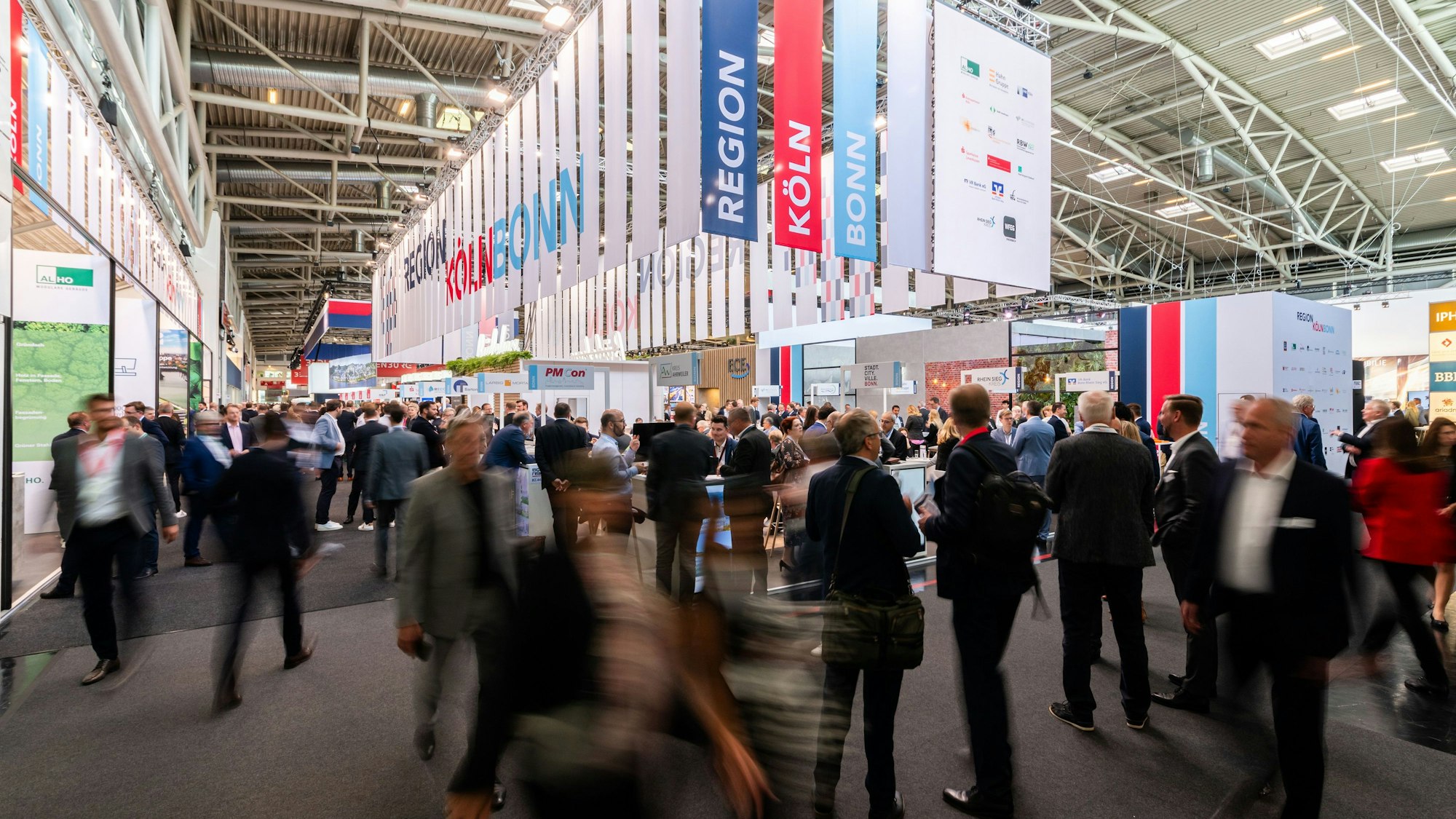 Zu sehen ist der Stand der Region Köln/Bonn auf der Expo Real 2023.