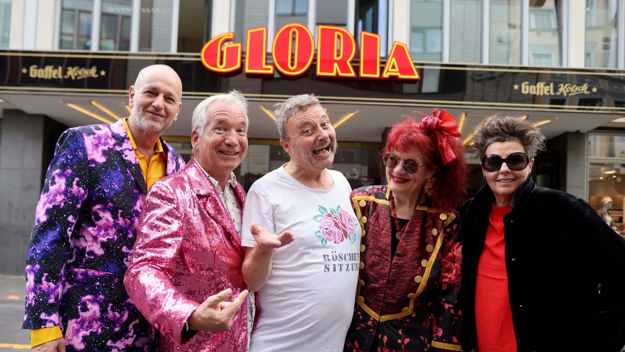 Köln, RSK, PK Röschensitzung, v.l. Stephan Runge, Claus Vincon, Matthias Brandebusemeyer, Marion Radtke, Nicole Sperrmann