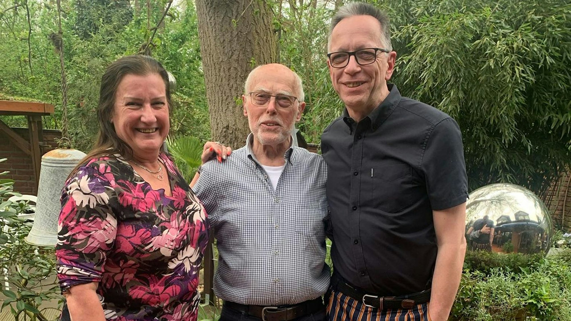 Lisa Holmstedt mit Paul und Axel Hill