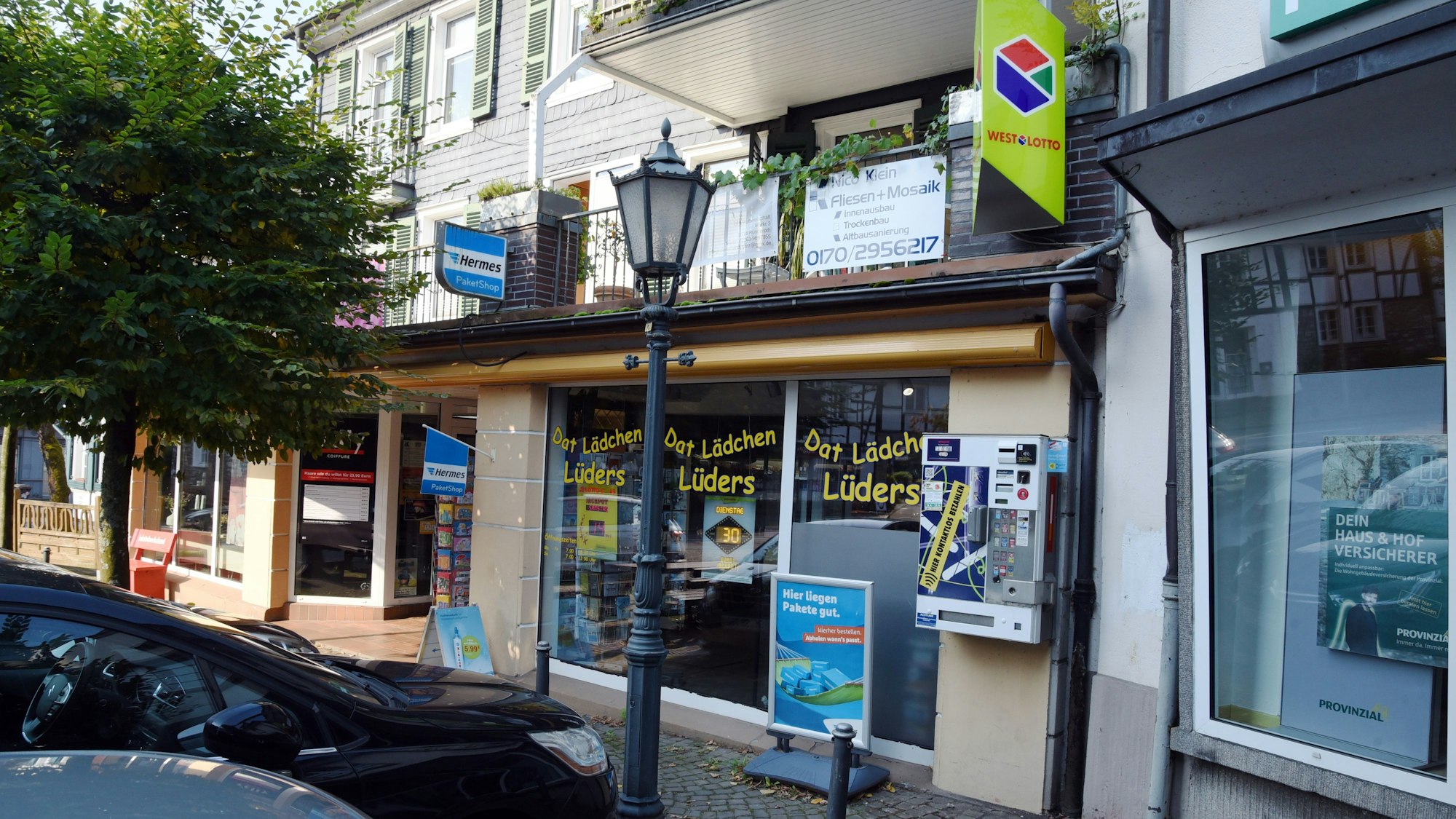 Das Lädchen Lüders im Zentrum von Ründeroth.