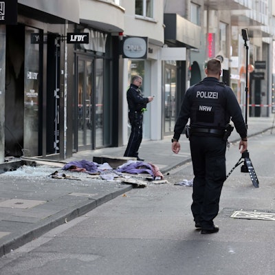 Explosion in Geschäft an der Ehrenstraße