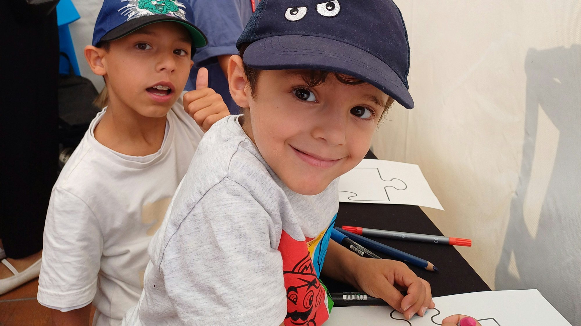 Große Kinderaugen: Im Rheinauhafen gab es ein dichtes Programm für die Kleinen.