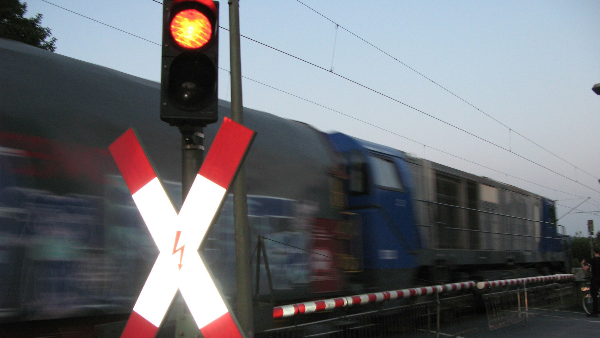 Bahnübergang (Symbolfoto).