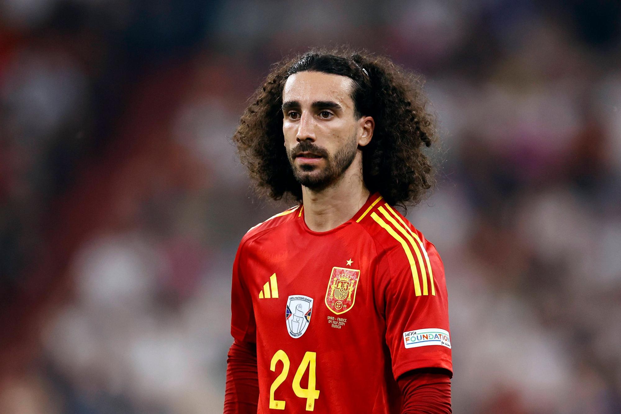 Wurde zum Gesicht für das deutsche EM-Aus, konnte aber im Grunde nichts dafür: Spaniens Marc Cucurella.
