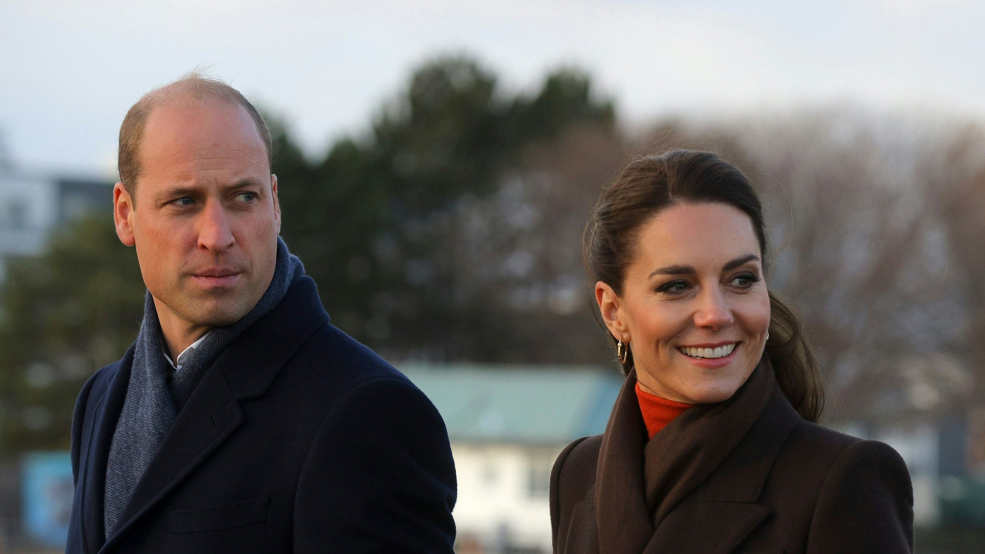 William und Kate, Prinz und Prinzessin von Wales, besuchen die Harbor Defenses of Boston.
