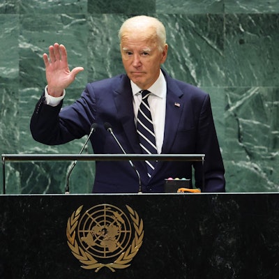 US-Präsident Joe Biden hat seine letzte Rede bei der Generaldebatte der UN-Vollversammlung in New York mit einem Scherz über sein Alter begonnen.