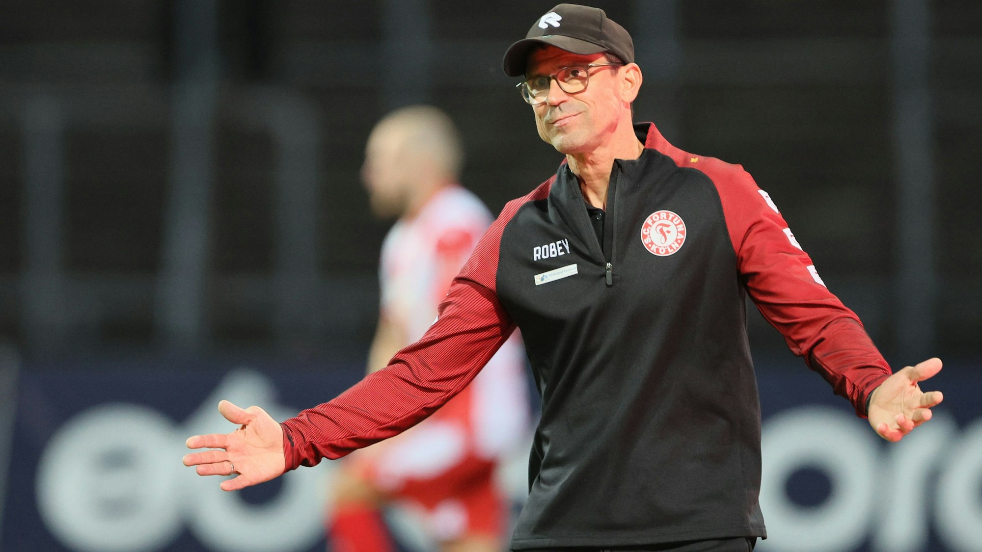 SC Fortuna Köln vs. Borussia Mönchengladbach II, 4.Liga, Matthias Mink (Fortuna), 23.08.2024, Bild: Herbert Bucco