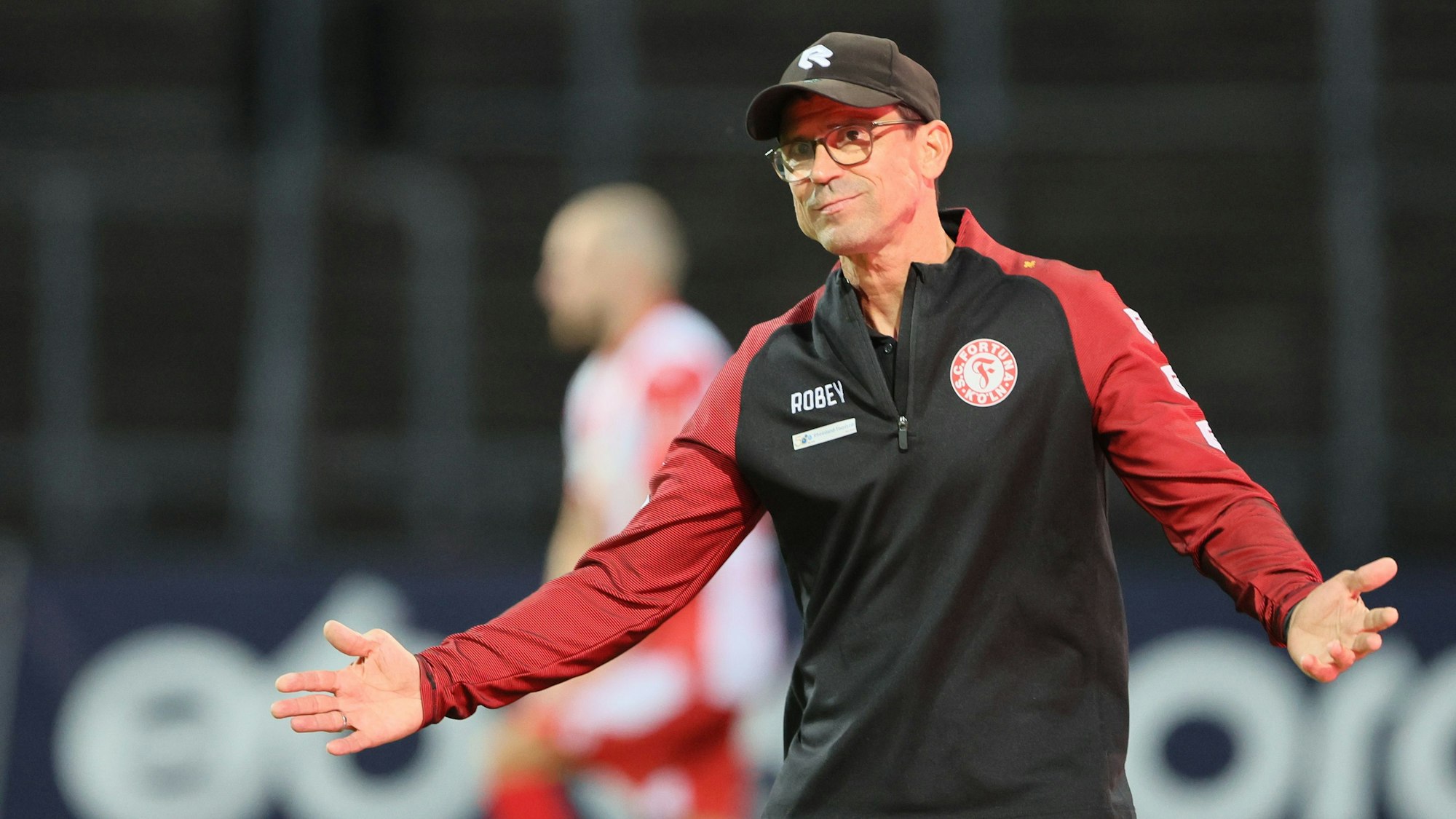 SC Fortuna Köln vs. Borussia Mönchengladbach II, 4.Liga, Matthias Mink (Fortuna), 23.08.2024, Bild: Herbert Bucco