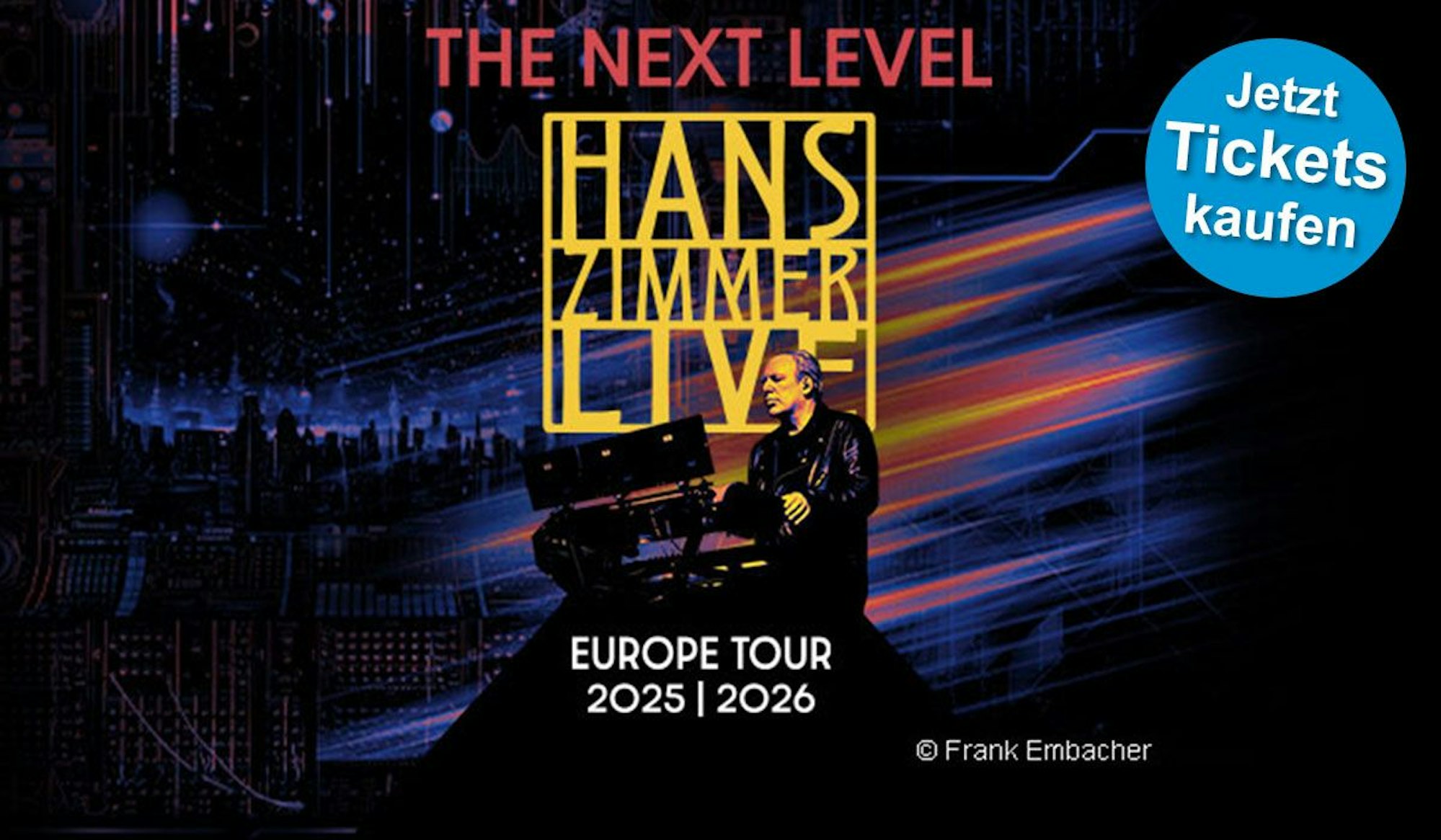 Hans Zimmer auf seiner "THE NEXT LEVEL" Europa Tour 2025