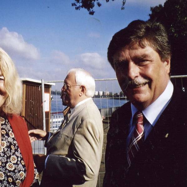 Ingrid Mölders und Fritz Schramma bei der Kölnpfad-Eröffnung 2008.