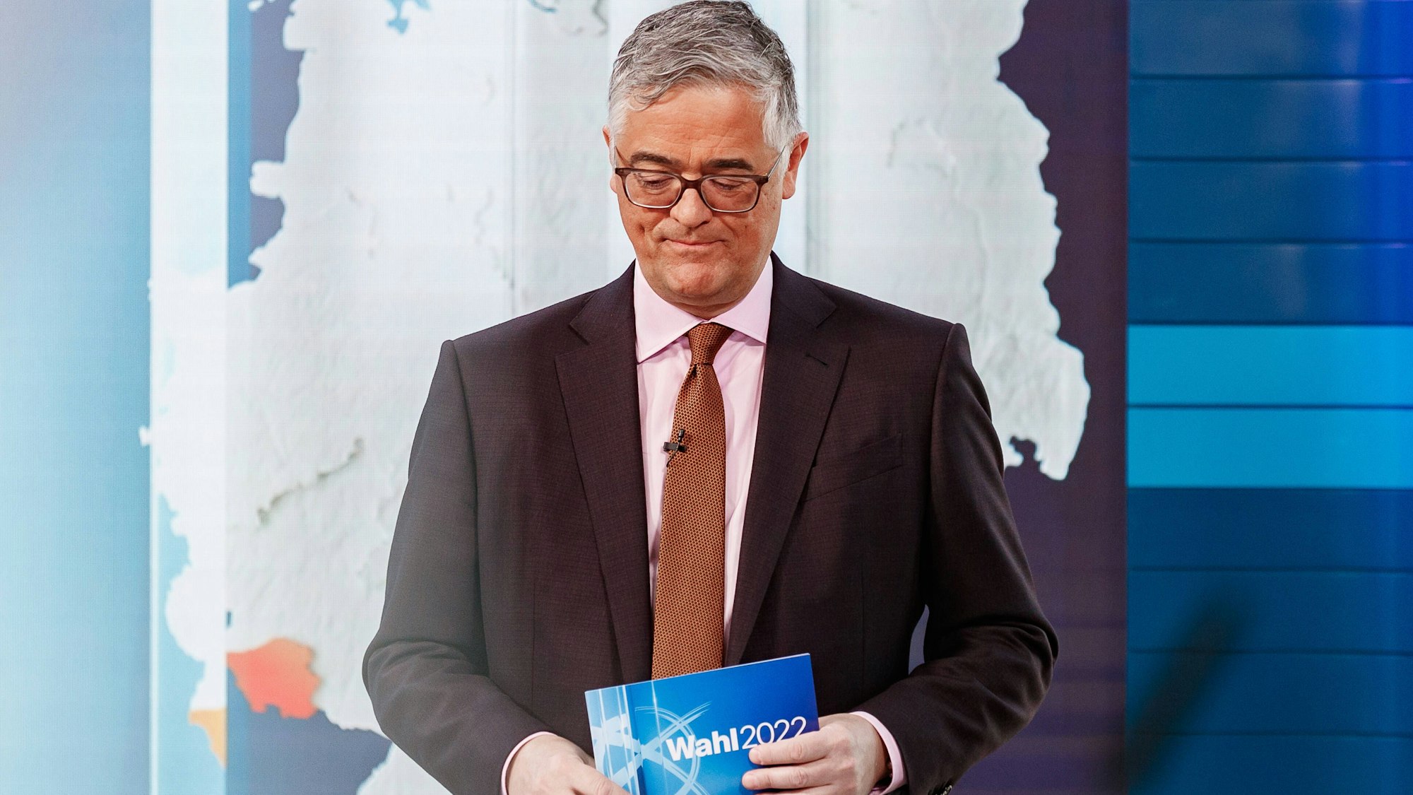 Matthias Fornoff im ZDF-Wahlstudio.