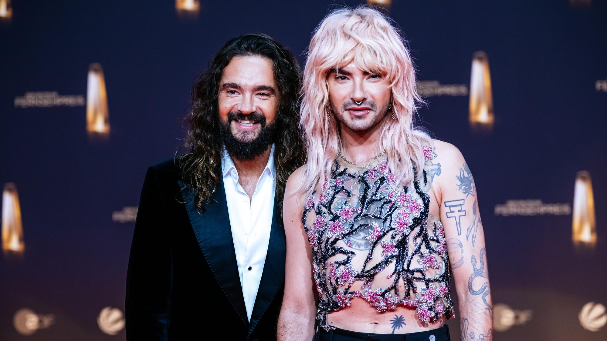 Tom und Bill Kaulitz auf dem roten Teppich.