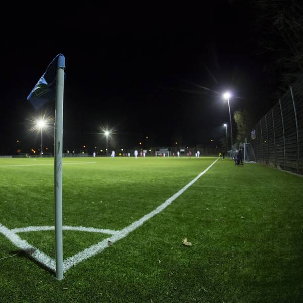 Travemuende (Luebeck) Ein eingezaeuntes Spielfeld im Flutlichtschein. Thema Fussball Flutlichtspiel, Themenbild, Symbolbild, 02.02.16 Das Foto entstand mit einem Fish-Eye-Objektiv. Copyright: Koenigx/Eibner-Pressefoto EP_fkg
Travemuende Luebeck a Playing field in Flood light Theme Football Floodlight game Issues image Symbol image 02 02 16 the Photo arose with a Fish Eye Lens Copyright Koenigx Eibner Press Photo EP_fkg