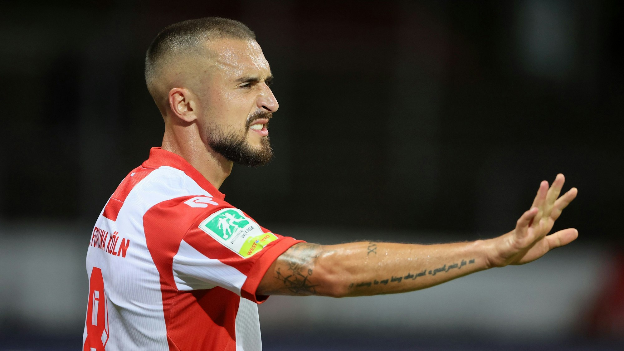 Stipe Batarilo musste bereits früh angeschlagen ausgewechselt werden