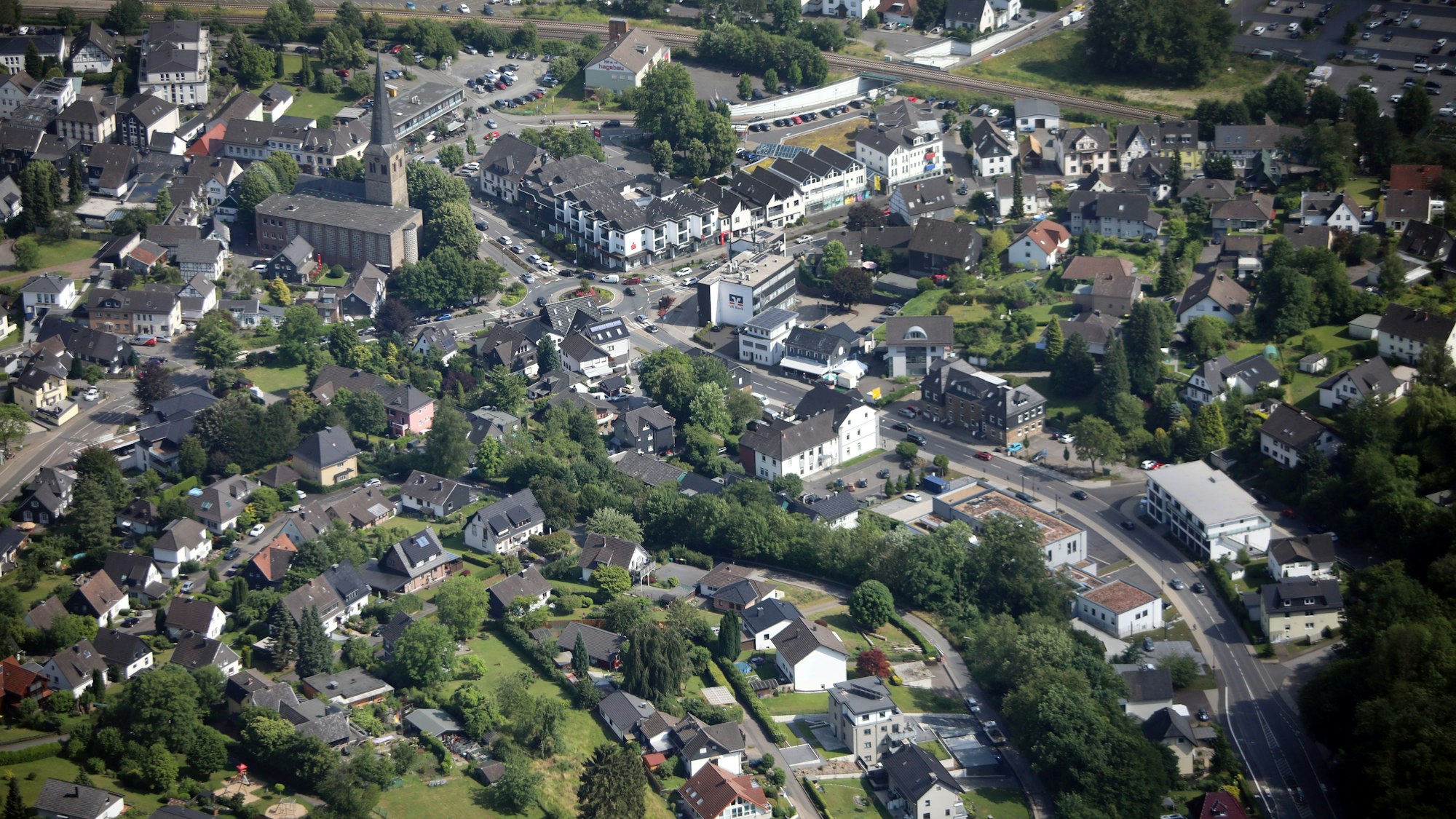 Overath aus der Luft.