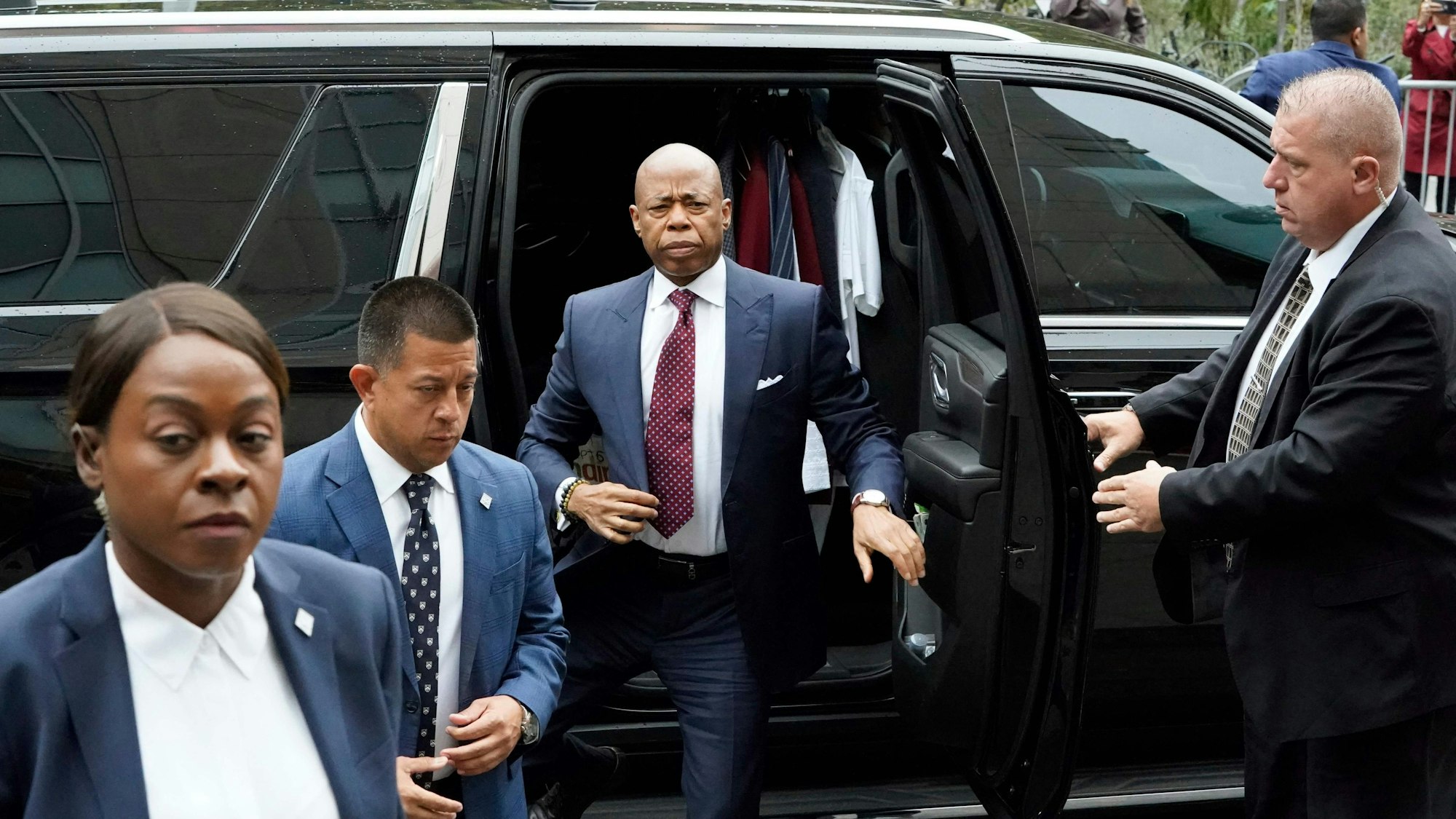 Im Mittelpunkt der Anschuldigungen: New Yorks demokratisches Stadtoberhaupt Eric Adams.