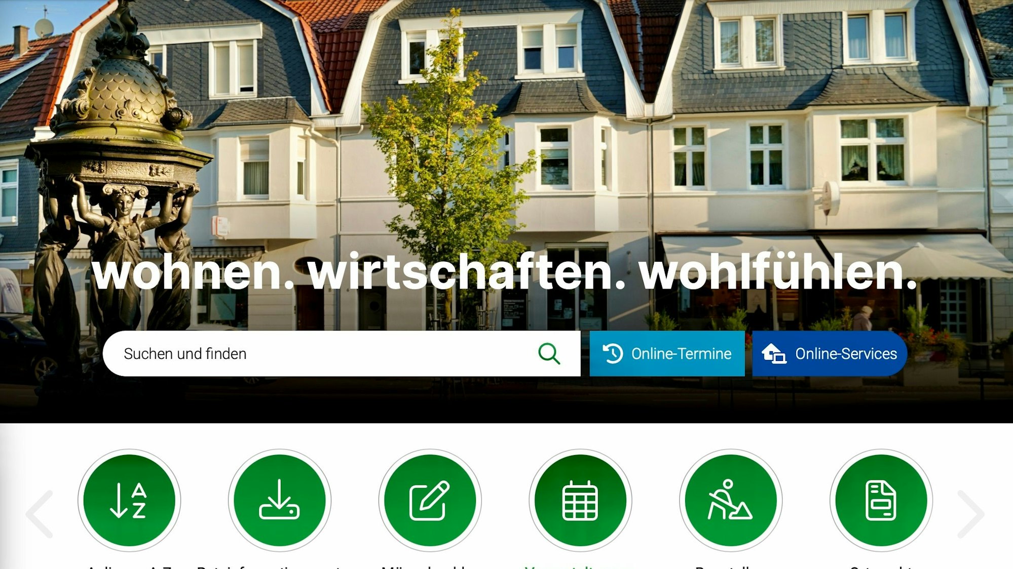 Die Burscheid-Seite im Internet