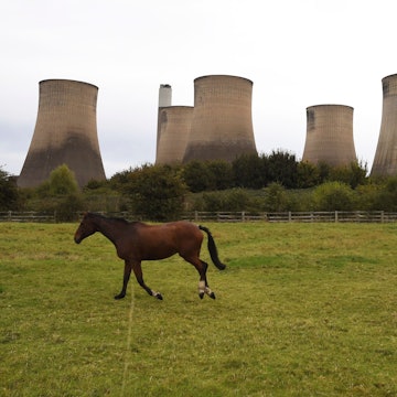 Gesamtansicht des Kraftwerks Ratcliffe-on-Soar in Nottingham.