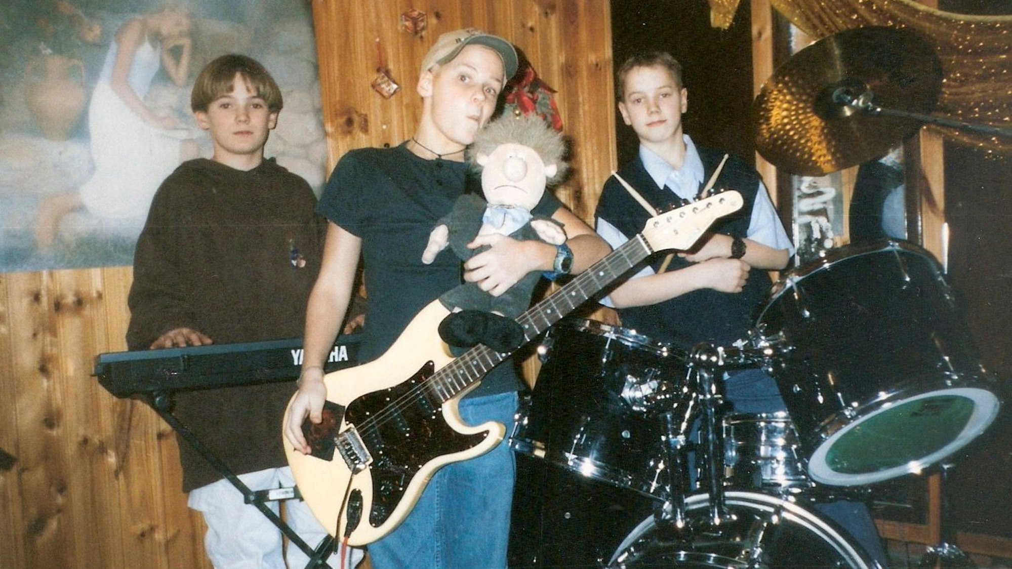 Oliver Niesen mit seiner Schulband.