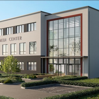 Am Nümbrechter Kurpark entsteht das Medi-Center des Wiehler Investors Michael Pfeiffer. Dort zieht das Kommunale Medizinische Versorgungszentrum Nümbrecht ein.