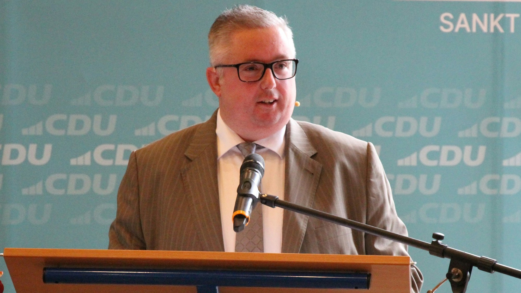 Feier der CDU Sankt Augustin zum Tag der Deutschen Einheit, Landtagsabgeordneter Sascha Lienesch