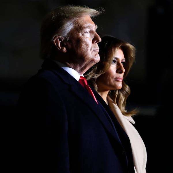Donald Trump erhält bislang im Wahlkampf wenig Unterstützung seiner Frau. Nun könnten Auszüge aus ihren Memoiren gar den Eindruck erwecken, dass es zwischen Melania Trump und dem republikanischen Kandidaten politischen Differenzen gibt. (Archivbild)