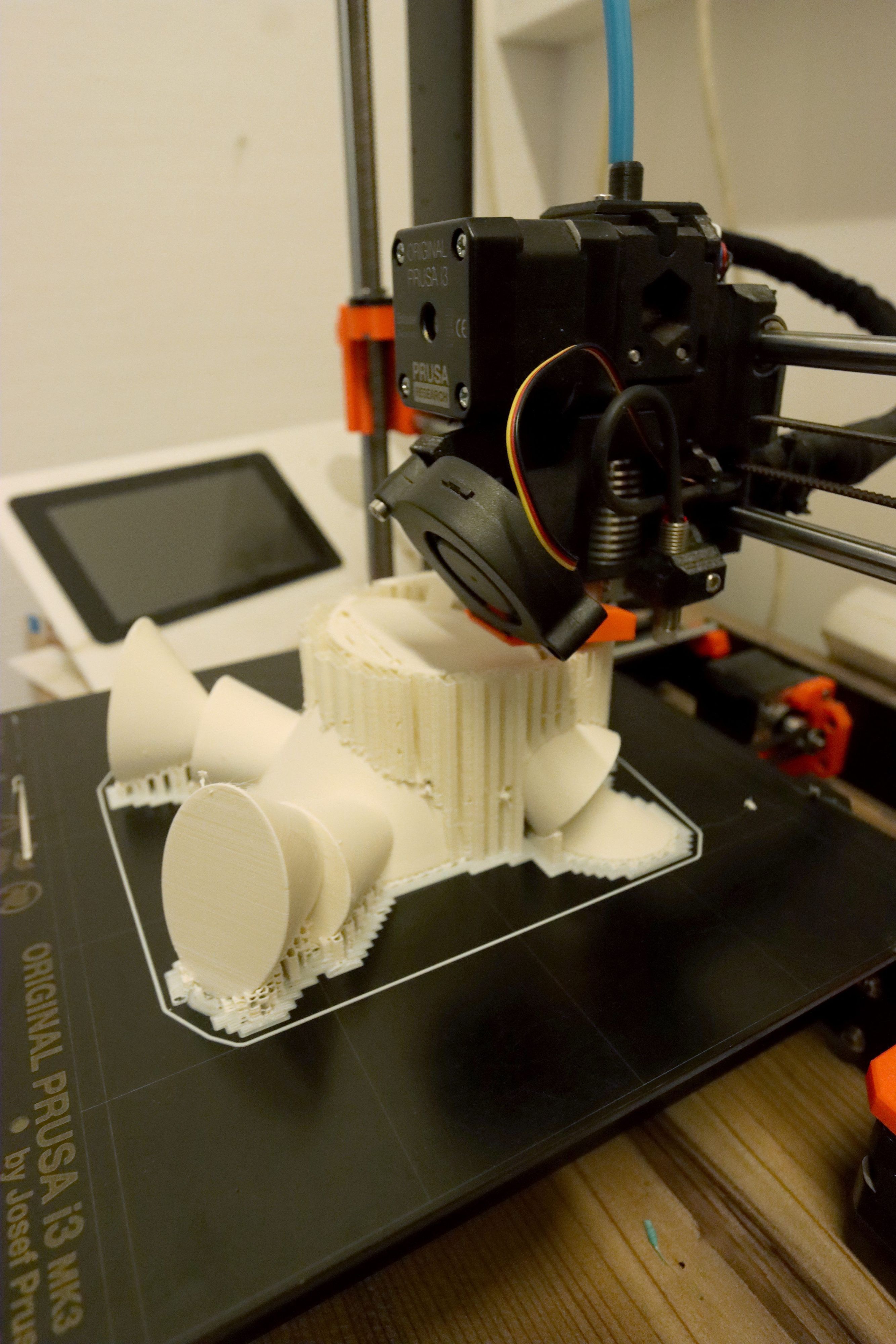 Ein 3D-Drucker in Aktion.