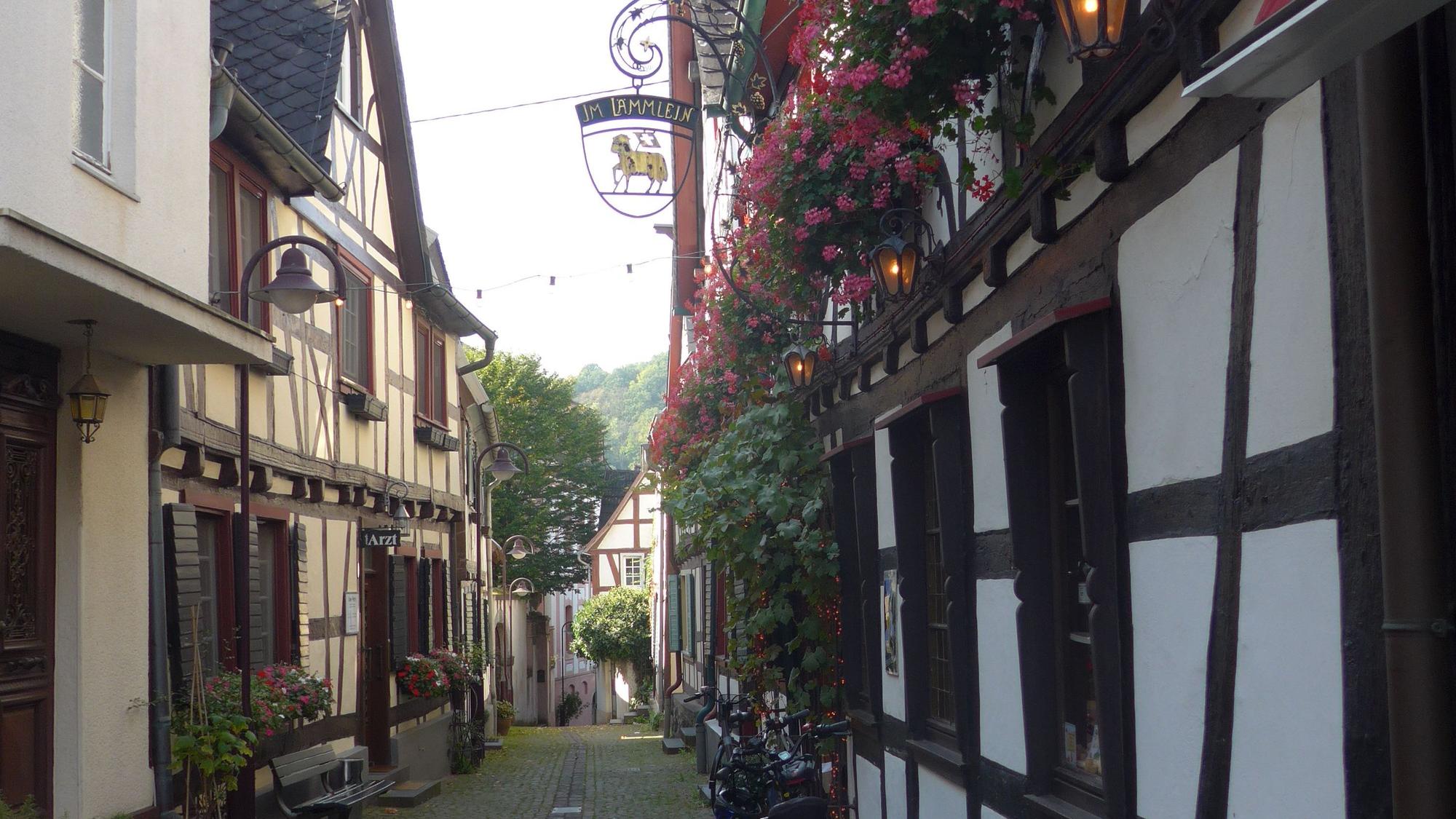 Romantisch: „Lämmlein“ in Unkel.